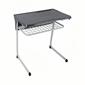 Ensemble Chaise <span class=keywords><strong>de</strong></span> Bureau Ergonomique Confortable pour Étudiant, Table Moderne en Plastique ABS, Mobilier <span class=keywords><strong>de</strong></span> <span class=keywords><strong>Classe</strong></span> Scolaire avec Roulettes et Panier à Livres en Métal - Product Image 6