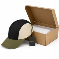 Casquette de baseball pour enfants et tout-petits, protection UV, 5 panneaux, style camper, color block, logo personnalisé, réglable, vente en gros, fournisseur OEM