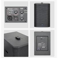 Ensemble de haut-parleurs portables en métal Active Column 500W Hi-Res Audio durables pour la scène et les petits événements DJ