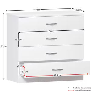 Modern White Wood Wardrobe Luxury Environmentally Friendly <strong>Bedside</strong> <strong>Table</strong> Bedroom Furniture <strong>Set</strong> <strong>Chest</strong> <strong>of</strong> <strong>Drawers</strong> - Product Image 6