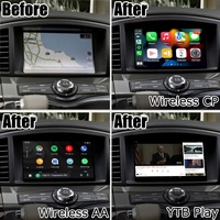 Lsailt CP AA caja de interfaz para Nissan Elgrand búsqueda E52 con YTB gps de navegación Android interfaz de video play store