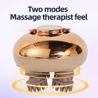 Masseur électrique intelligent pour le cuir chevelu, vibrant, pétrissant, avec lumière rouge, appareil de soin de santé, outil relaxant et nourrissant pour les cheveux, OEM MK-008