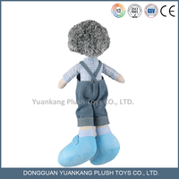 Vente en gros de jouets de poupées de chiffon humaines en peluche personnalisés