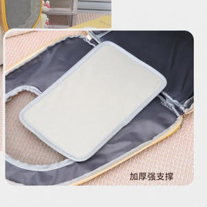 Mochila plegable transpirable para perros y gatos de gran capacidad para aventuras al aire libre, bolsa portátil para mascotas con diseño de espacio de alta visibilidad - Product Image 2