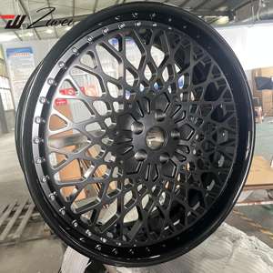 ZW forjado 2 piezas 22 24 26 28 pulgadas personalizado negro H estilo ruedas para RAM 3500 Ford F250 F350 GMC Sierra 2500 Offroad 8x6,5 llantas - Product Image 3