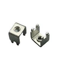 Borne à vis M4 plaquée étain TLS4435 70A pour circuit imprimé, connecteur à clip de fixation carré pour connexion de fils