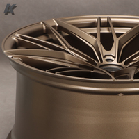 Velg Mobil Penumpang AK New Custom Forged Aluminium Alloy 5x112/120 PCD 100mm 20mm Ukuran 18-22 Inch untuk F80/G20/G30/E90/E92/E93/F10