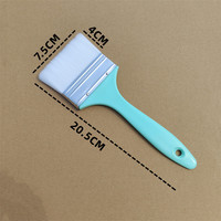 Pinceau d'artiste de 2 pouces, garantie 1 an, manche en plastique, qualité industrielle, personnalisable, pour peinture DIY