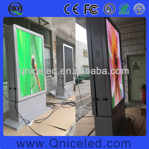 Panneau de télévision LED imperméable avec Totem, support gratuit au vent, de 55 et 85 pouces, pour la publicité de la télévision, pied de sol, panneau en carton - Product Image 5