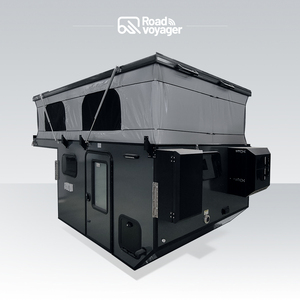 Slide in Truck Camper with Side Door for Tacoma Hilux Ranger, Slide Out Flatbed Pickup Camper Lightweight Aluminum - Product Image 2