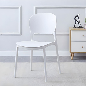 Silla de <span class=keywords><strong>Polipropileno</strong></span> Apilable de <span class=keywords><strong>Diseño</strong></span> Simple y Moderno para el Hogar, Venta al por Mayor - Product Image 3