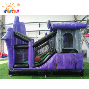 Winsun คอมโบปราสาทเป่าลมฮาโลวีนผีสิงบ้านเด็กเป่าลมสนามเด็กเล่นกลางแจ้ง - Product Image 6