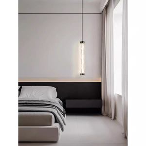 Lampada a Sospensione in Vetro Piccola Creativa in Stile Italiano per Soggiorno e Camera da Letto, Design di Lusso di Alta Gamma, LED Personalizzabile nel Colore - Product Image 1