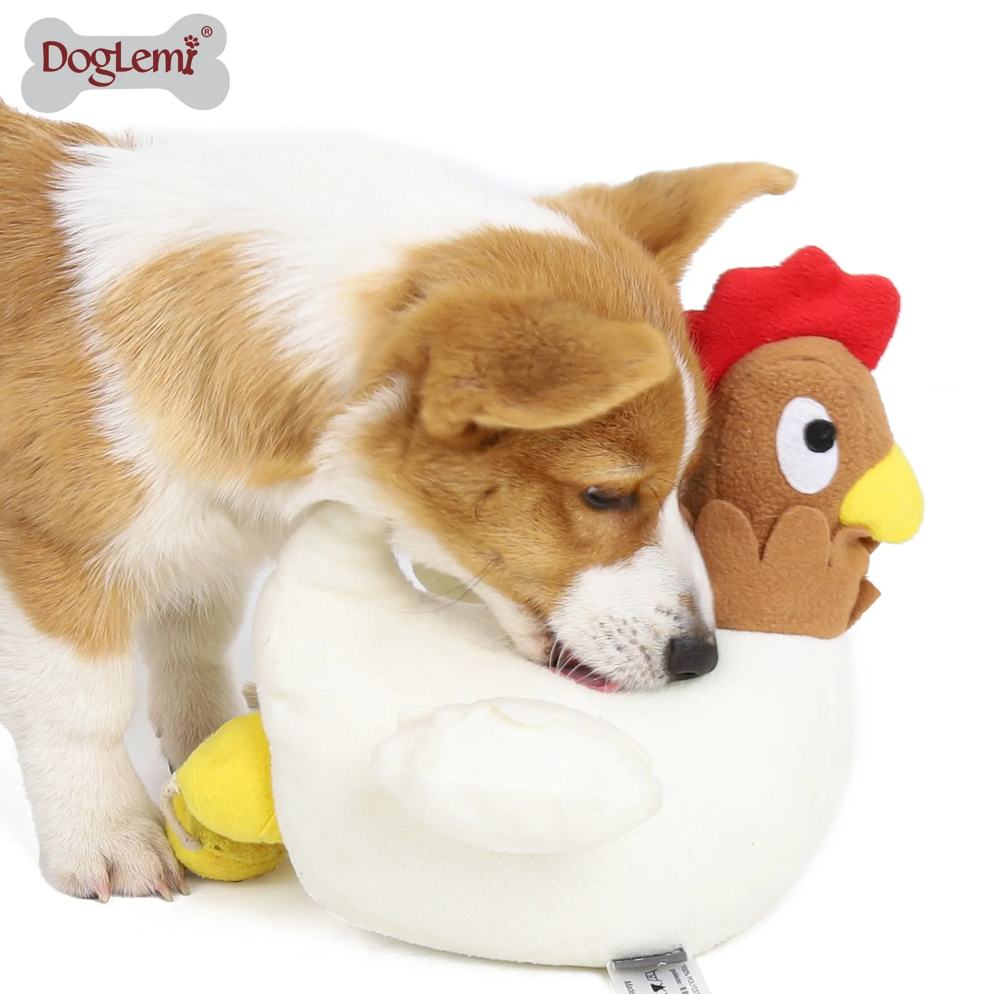 Snuffle pollo huevos juguetes de perro interactivo fabricante perro juguetes