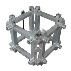 Sistema de elevación de armazón de iluminación de aluminio/acero de hierro, sección superior para polipasto de cadena