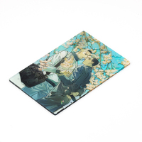 Support d'affichage en plastique acrylique écologique personnalisé avec des personnages de dessins animés, design givré, découpe au laser, couleur personnalisée