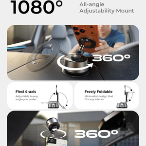 LISEN 360 °   Soporte Magnético Ajustable para Teléfono Móvil con Ventosa Eléctrica para Coche, Soporte <span class=keywords><strong>de</strong></span> Adsorción Automática para <span class=keywords><strong>iPhone</strong></span> 17 16 Pro Max - Product Image 4