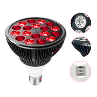Lampe de luminothérapie rouge portable 54W 18 LED 660nm/810nm/850nm/940nm pour les soins de la peau et du corps/du visage/des mains