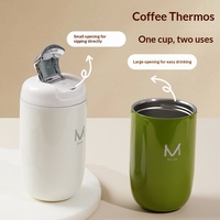 Tasse à café isotherme - Tasse isolée en acier inoxydable 316 - Coffret cadeau avec étui de transport - Tasse à eau personnalisable