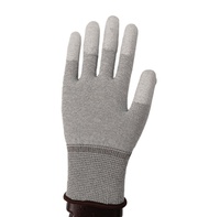 Gants ESD de haute qualité taille XXL pour hommes, avec revêtement PU sur les doigts, antidérapants et durables pour la manipulation de circuits imprimés (PCB) intensives