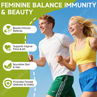 OEM Premium Suiker-Vrije Gummies voor Volwassenen Premium Vrouwelijke Balans Supplementen Immuunflora Ondersteuning & Huid- en Haarverzorging Volwassenen 60