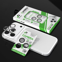 Verre trempé pour objectif d'appareil photo 13 17 18Pro Max, protection transparente 3D pour mobile