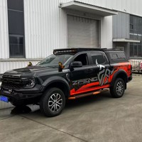 Bâche rigide en alliage d'aluminium pour pick-up 4x4, couvre-caisse de camion, étanche, avec boîte de rangement verrouillable pour Ford F150 Ranger