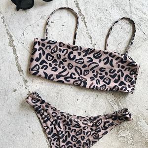 Conjunto de Bikini de Dos Piezas con Estampado Floral y Encaje, Cintura Alta, Tirantes Laterales y Tanga, para Mujer, Talla XL, OEM/ODM - Product Image 1