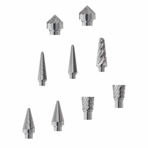 Juego de herramientas de rebabas de carburo de tungsteno tipo <span class=keywords><strong>K</strong></span> <span class=keywords><strong>L</strong></span> <span class=keywords><strong>M</strong></span> N de alta calidad, accesorios de taladro y limas rotativas - Product Image 1