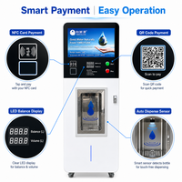 Máquina Expendedora de Agua Comercial con Purificador RO de 800 GPD, Operada con Monedas, Kiosco de Recarga Purificada, Sanitización con Luz UV, Autolimpieza, 100L