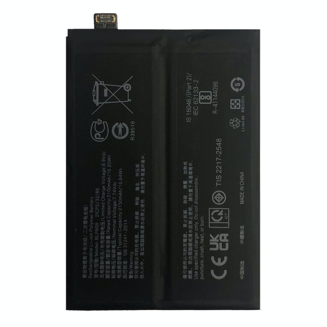 Real CAP Replacement Battery BLP809 for OPPO Realme X7 Q2 Pro GT Master Edition High Quality Rechargeable Lithium Batteries OEM