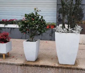Fiber ciment pots céramique pots <span class=keywords><strong>de</strong></span> fleurs - Product Image 5