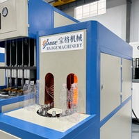 Bonne Qualité Semi Automatique Étirer Soufflage Machine De Soufflage De Bouteilles En Plastique 20 Litres Bouteille Soufflage Machine Souffleur D'animal Familier