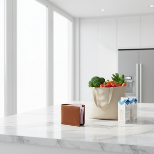 For Boshiho Anti-theft Slim <b>Rfid</b> Leather <b>Wallet</b> With Vintage Thread Pattern Front Pocket Metal Money Clip Nylon Lining - Product Image 4