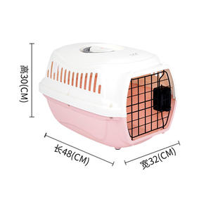 Fournitures pour animaux de compagnie transporteur pour animaux de compagnie chien transporteur plastique <span class=keywords><strong>protection</strong></span> de l'environnement inodore compagnie aérienne approuvée vente directe d'usine - Product Image 4