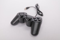 Manette de jeu USB pour PC, manette filaire avec double vibration, compatible avec Windows 11/10/8/7/XP, Plug and Play