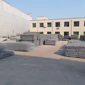 Mạ kẽm kim loại lục giác dây sắt lưới dệt gabion Giỏ nhà máy giá rẻ cho môi trường nước ăn mòn vuông - Product Image 2