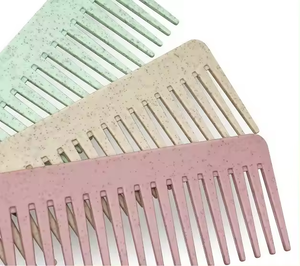Peigne à cheveux de <span class=keywords><strong>massage</strong></span> durable en paille de blé écologique et de cuir chevelu lot de 3 pièces de marque privée à bas <span class=keywords><strong>prix</strong></span> - Product Image 2