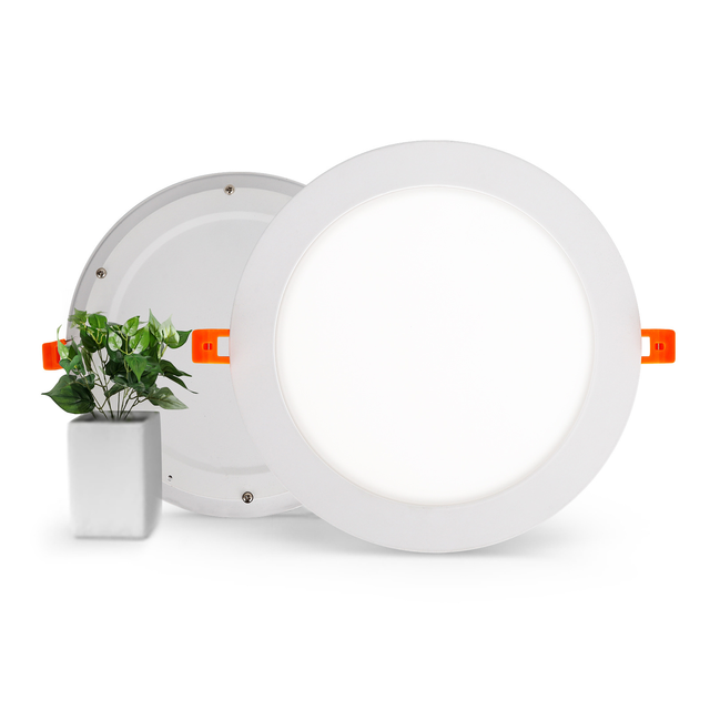 6W-24W Round Flat LED Recessed Lights Aluminium Panel Down Light for Hotel & Office Use 5-Year Warranty Modern Design