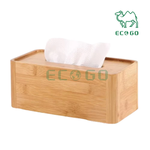 Eco Go - Caja de pañuelos de bambú de alta calidad, moderna y hecha a mano, para sala de estar y oficina - Product Image 2