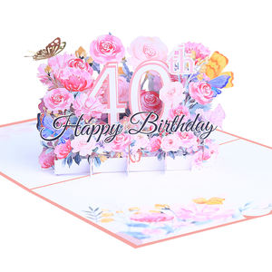 Nueva Llegada 3D Pop Up Tarjetas de <span class=keywords><strong>Feliz</strong></span> <span class=keywords><strong>Cumpleaños</strong></span> Saludo Ambientador Perfumado Fragancia Divertida Tarjeta de Regalo de Perfume con Sobre - Product Image 2