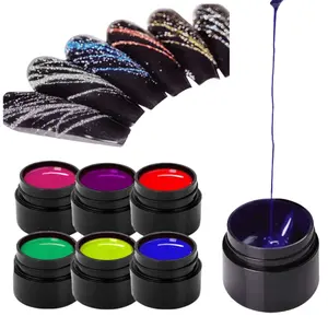 Supplier Top Quality Free Sample Varnishes Colorful Bright Led Uv Lamp Best Luminous Spider Gel