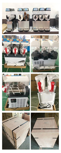 Máquina de Granizados de Acero Inoxidable con Triple Tanque, Dispensador de Bebidas Congeladas con Función de Agitación/Rociado para Uso Comercial - Product Image 6