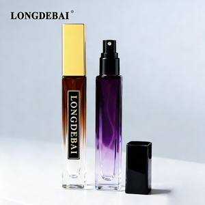 Botella de Perfume Cuadrada de 10 ml con Color Personalizado, Botella de Perfume de Vidrio con Tapón de Rosca, Botella de Muestra Pequeña con Atomizador y Caja de Regalo - Product Image 4