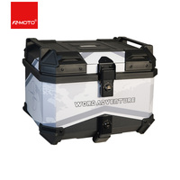 F2-MOTO 45L PP Boîte arrière de moto avec autocollant de remplacement pour rangement de bagages