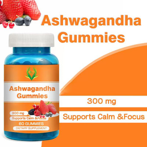 Gomitas de Ashwagandha KSM66 con Vitamina D2 y Mezcla de Frutas, Veganas, para el Manejo del Estrés, con Apoyo para la Calma y la Concentración, en Forma de Gomitas - Product Image 3