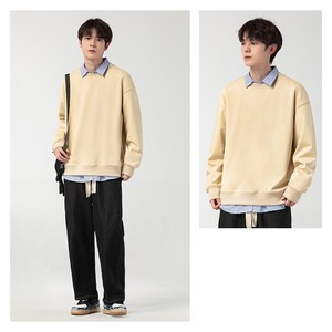 Sweat-shirt en molleton unisexe 460G, couleur unie, épais, pour l'hiver et l'automne, décontracté, <span class=keywords><strong>pull</strong></span>-over, logo personnalisé ODM - Product Image 4