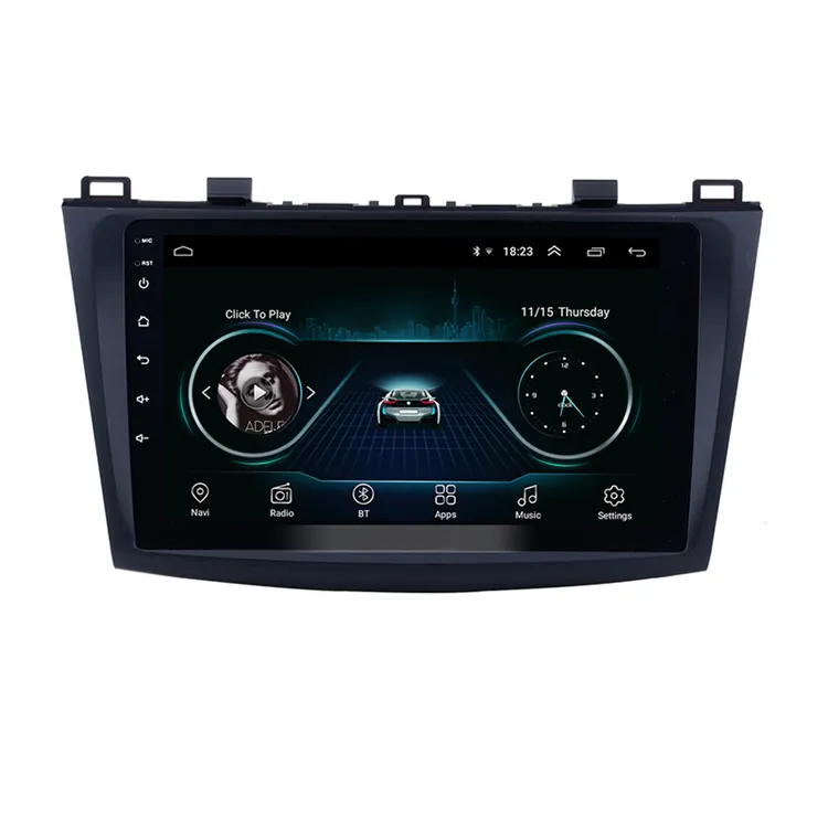 מגע מסך Autoradio רכב וידאו נגן Dvd Gps ניווט מולטימדיה מערכת אוטומטי רדיו אודיו עבור מאזדה 3