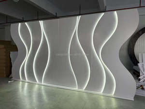 Arche de mariage 3D en gros avec éclairage LED - Décoration de cérémonie personnalisée en PVC <span class=keywords><strong>pour</strong></span> mariages et événements - Product Image 5