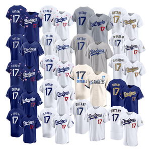 Nouveau <span class=keywords><strong>Maillot</strong></span> de Baseball des <span class=keywords><strong>Dodgers</strong></span> de Los Angeles 2026 pour Hommes, Numéro 17 Shohei Ohtani, Personnalisé, Brodé, Vêtement de Sport - Product Image 1